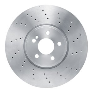 Mercedes-Benz A35 AMG Brake Rotor (1) - Front - R1 Concepts - Drilled - `20-`22